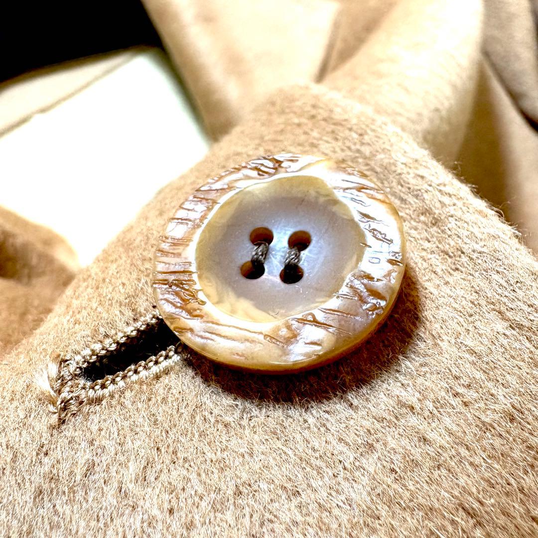 Leilian 15＋ 大きいサイズ ダブルフェイス ハーフコート キャメル