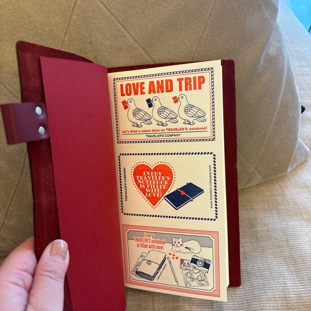 【限定】トラベラーズノート Love and Trip