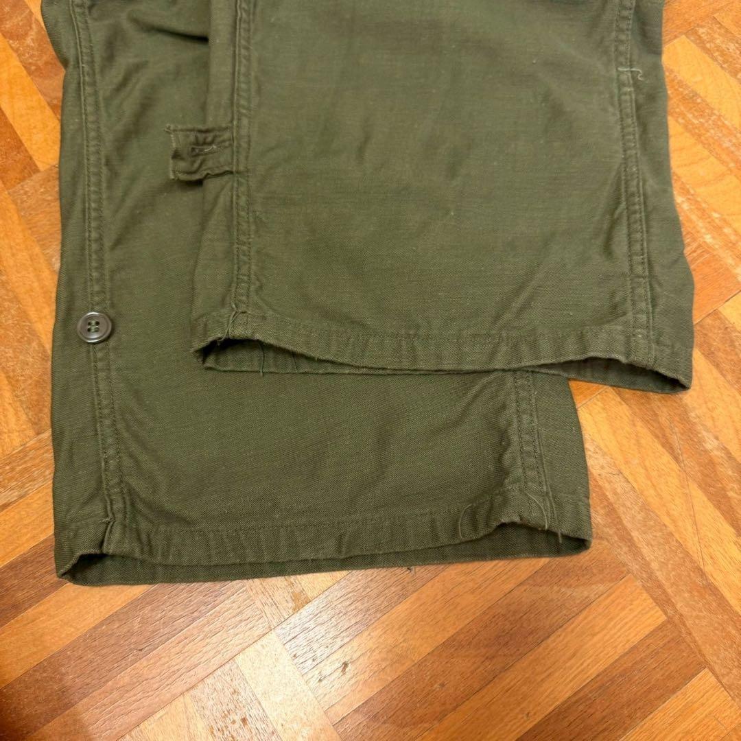 80s 米軍 コットンサテン ジャンプスーツ カバーオール つなぎ S38