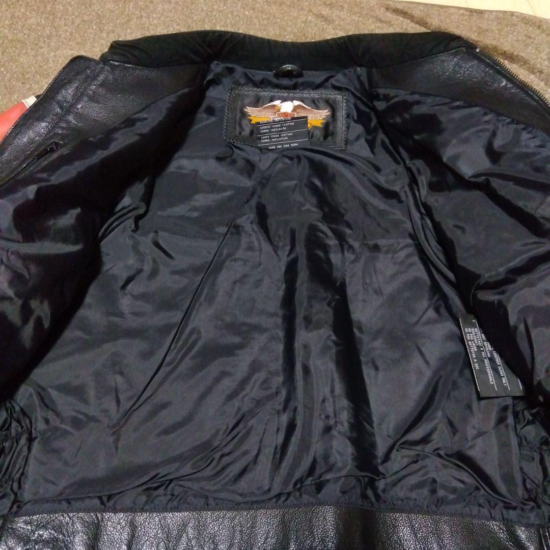 Ｌ ハーレーダビッドソン VICTORY LANE ライダースジャケット