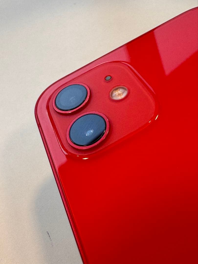 【超美品】Apple iPhone 12 レッド 64GB バッテリー残100%