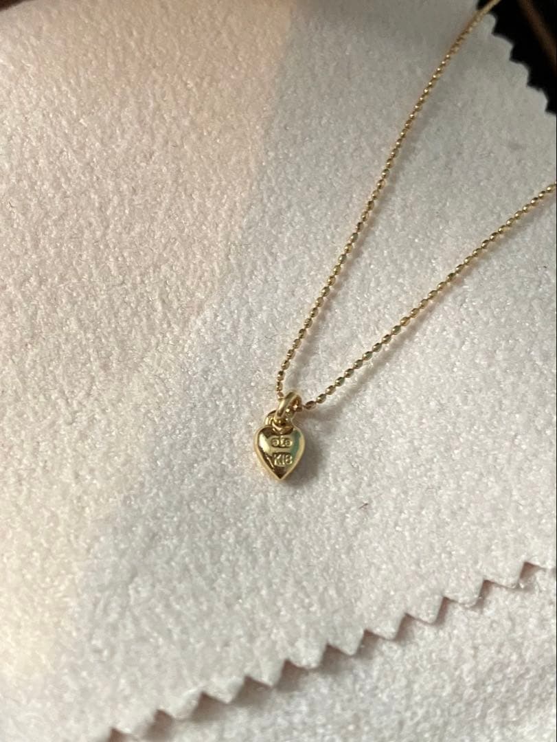 ete K18 ハート ネックレス ピンクゴールド 2021冬