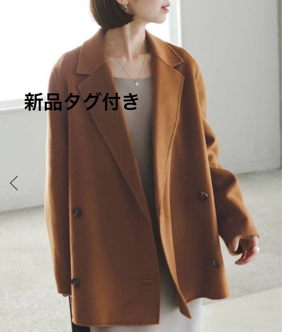 【新品タグ付き】NOBLE Super160sチェスターミドルコート