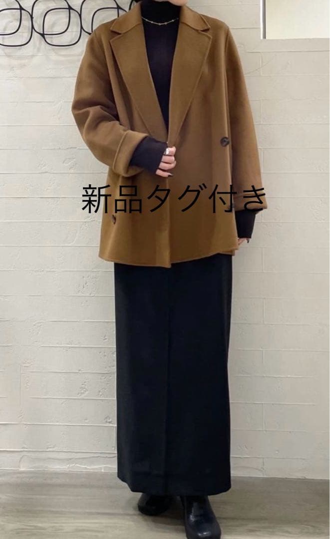 【新品タグ付き】NOBLE Super160sチェスターミドルコート