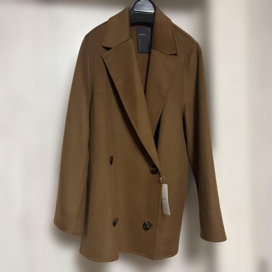【新品タグ付き】NOBLE Super160sチェスターミドルコート