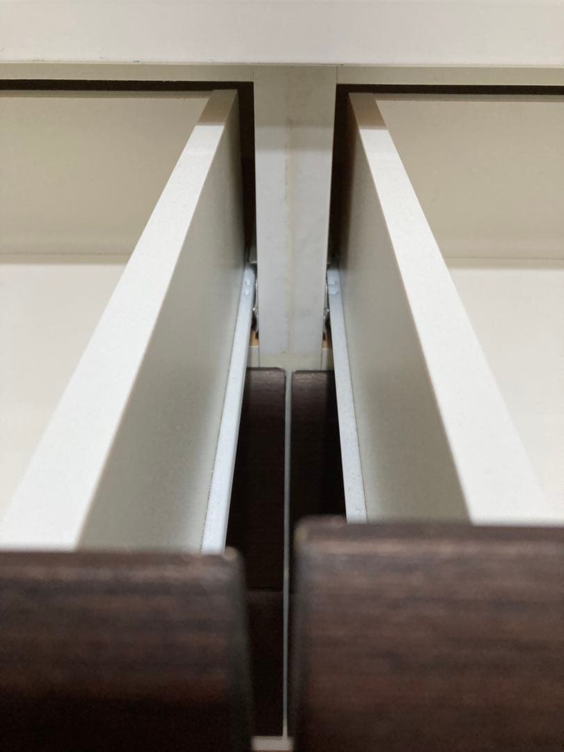 ☆ ニトリ ブラウンホワイト ローチェスト 洋服タンス 8引き出し ☆