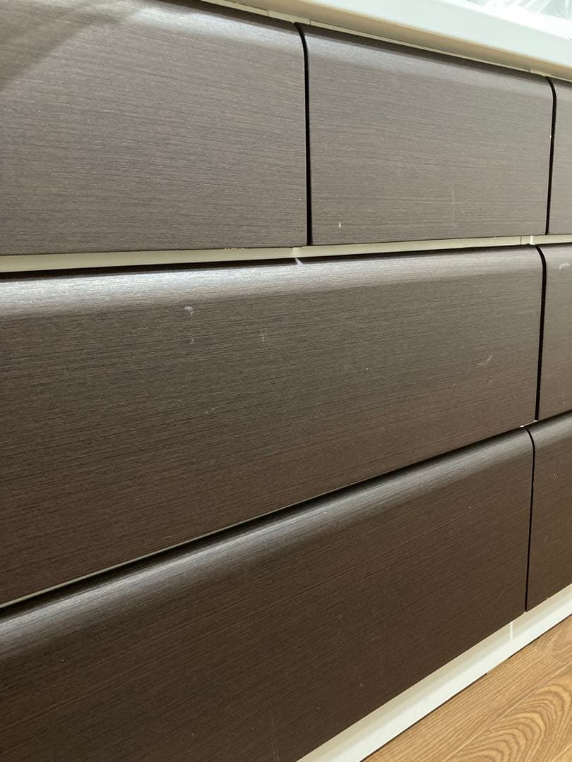 ☆ ニトリ ブラウンホワイト ローチェスト 洋服タンス 8引き出し ☆