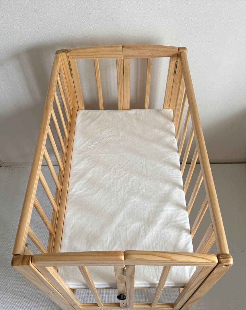 【超美品】大和屋リリト　リトルベビーベッド　(専用マットレス付き)