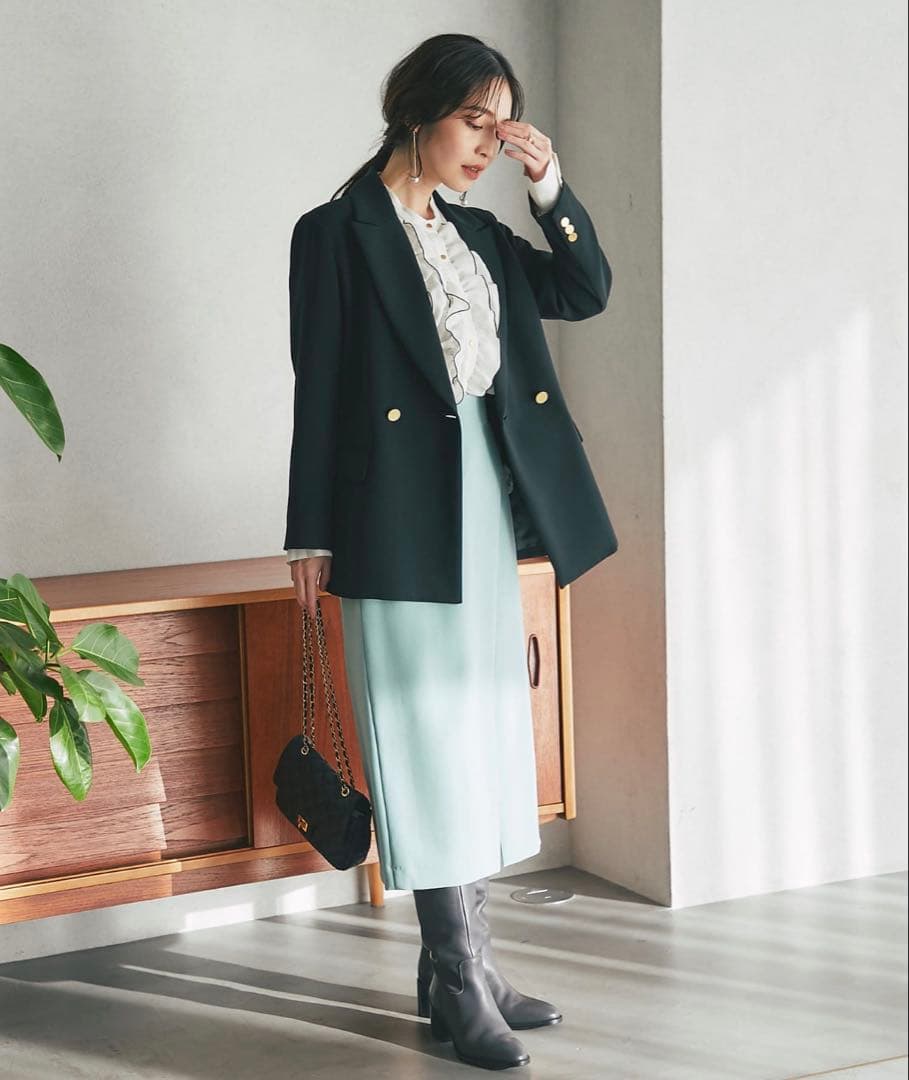 La boutique BonBon メタル釦ダブルジャケット