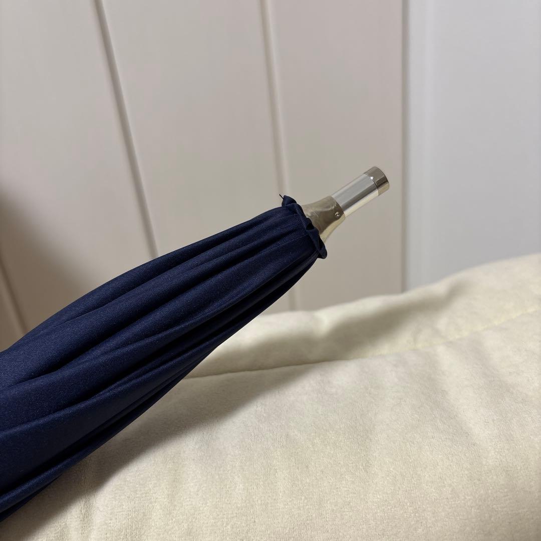 LANVIN 長傘 ネイビー/ベージュ　タグ付き、未使用