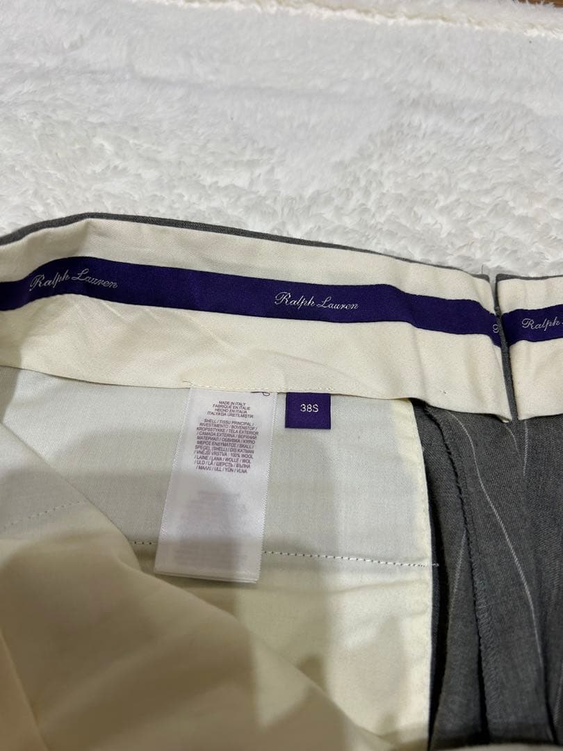 ラルフローレン パープルレーベル スラックス ストライプ パンツ