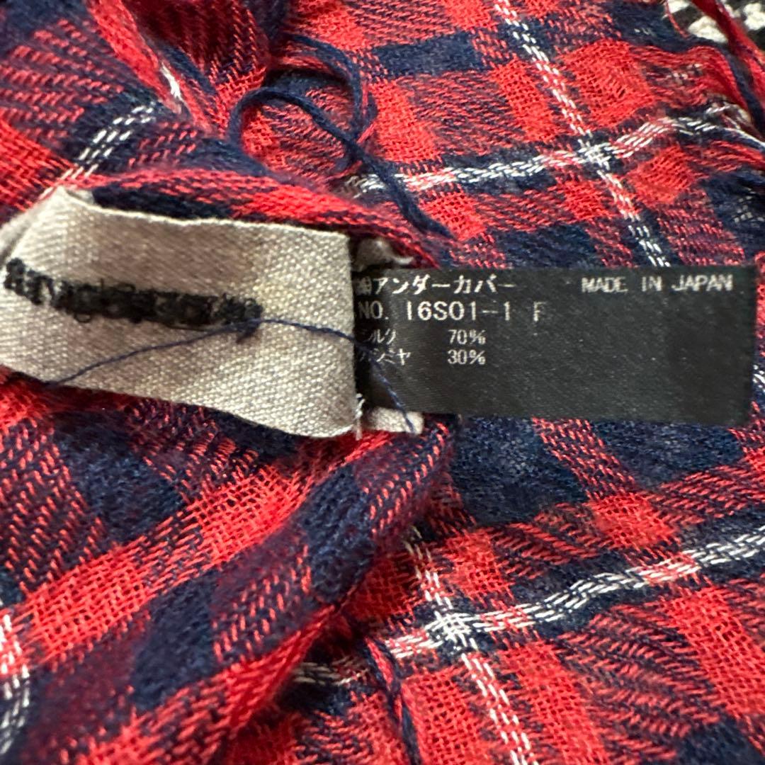 UNDERCOVER チェックストール 2012s/s