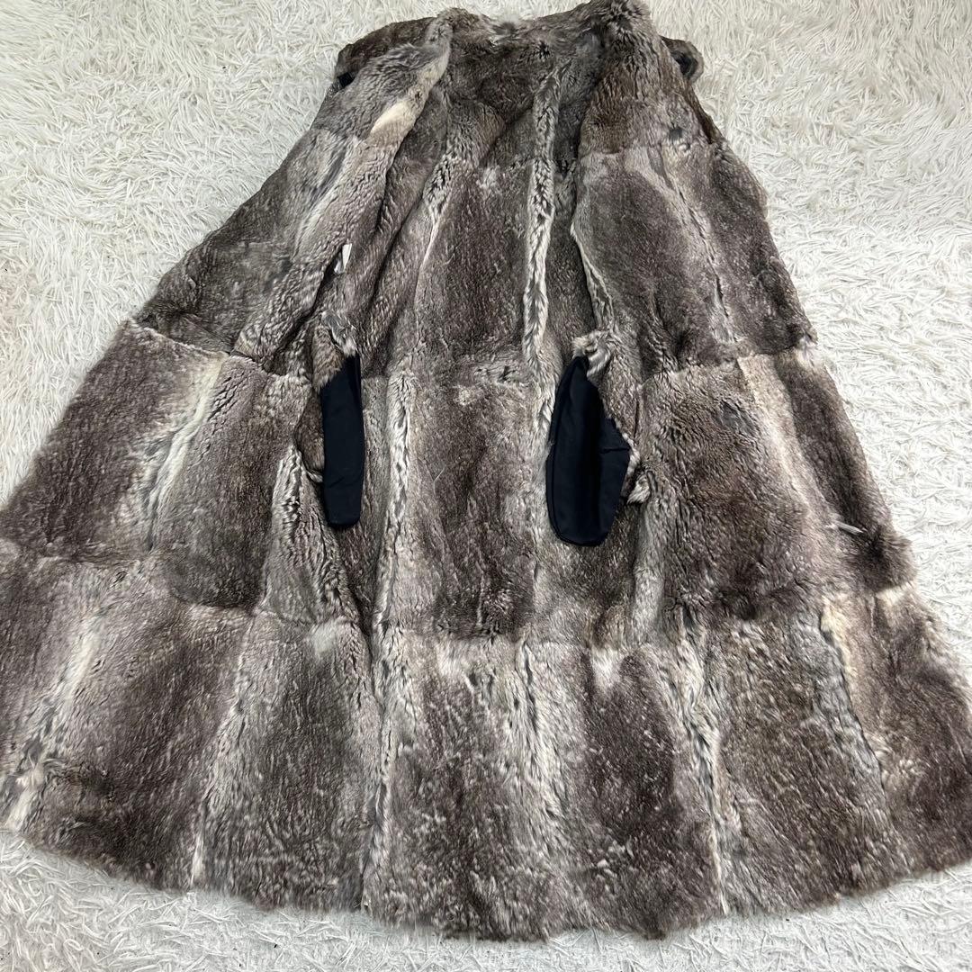 17539✨Y2K ドルチェ＆ガッバーナ ラパン ラビットファーコート プリント