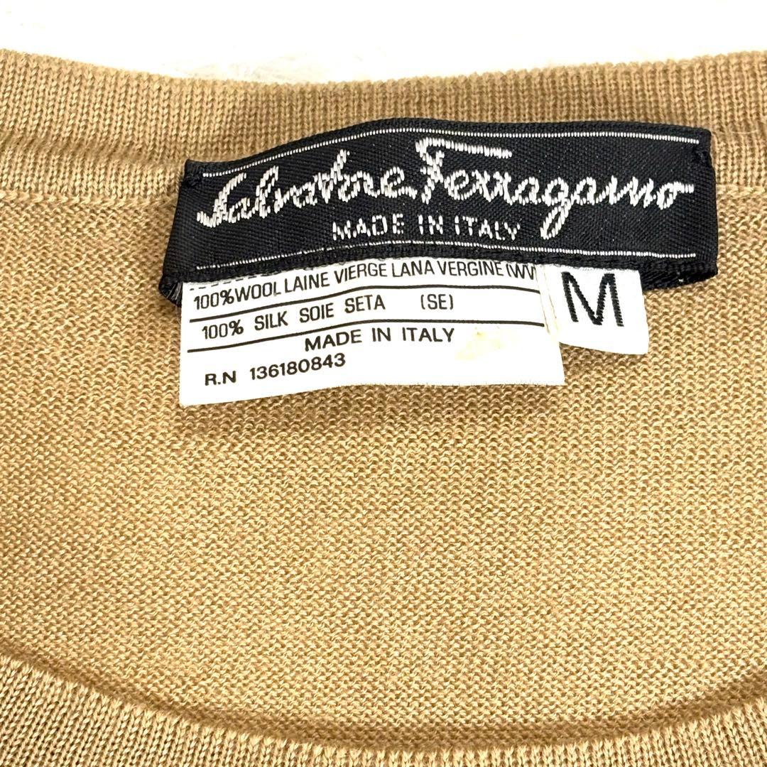 【高級】Salvatore Ferragamo フェラガモ シルク キツネ