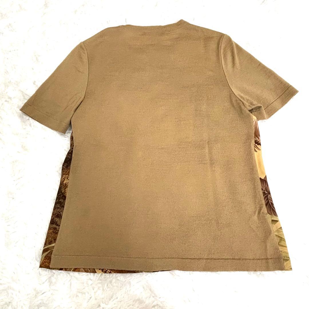 【高級】Salvatore Ferragamo フェラガモ シルク キツネ