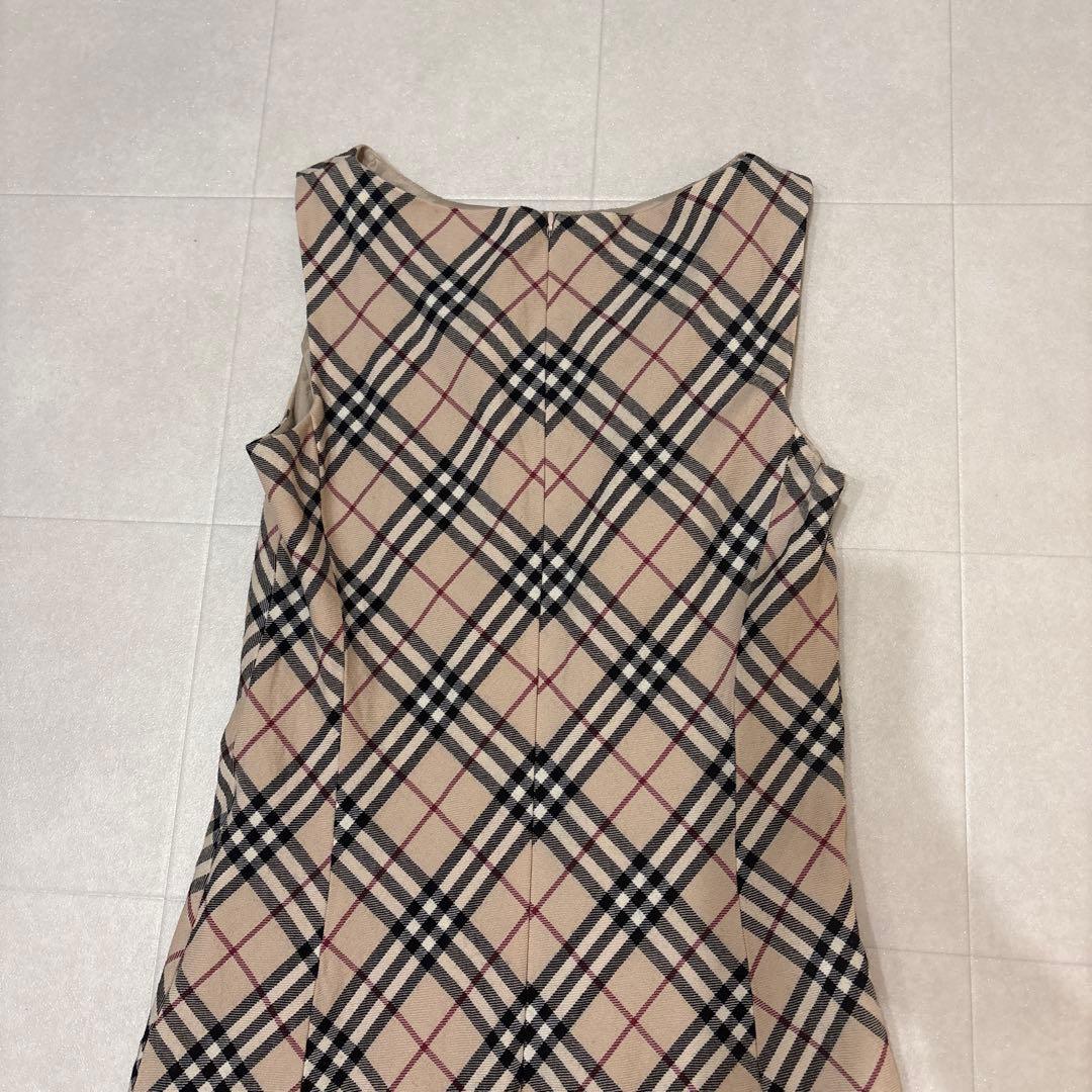 BURBERRY バーバリーブルーレーベル ノバチェックワンピース ノースリーブ