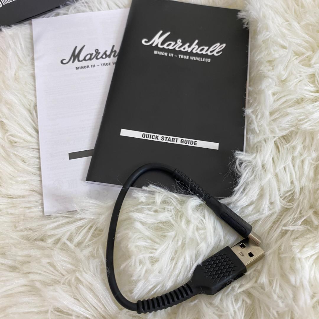 Marshall Minor III ワイヤレスイヤホン ホワイト