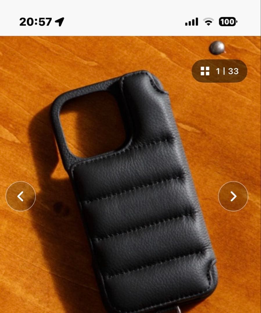 DEMIU/デミュウ/ 別注 BALLON iPhone16Pro ブラック