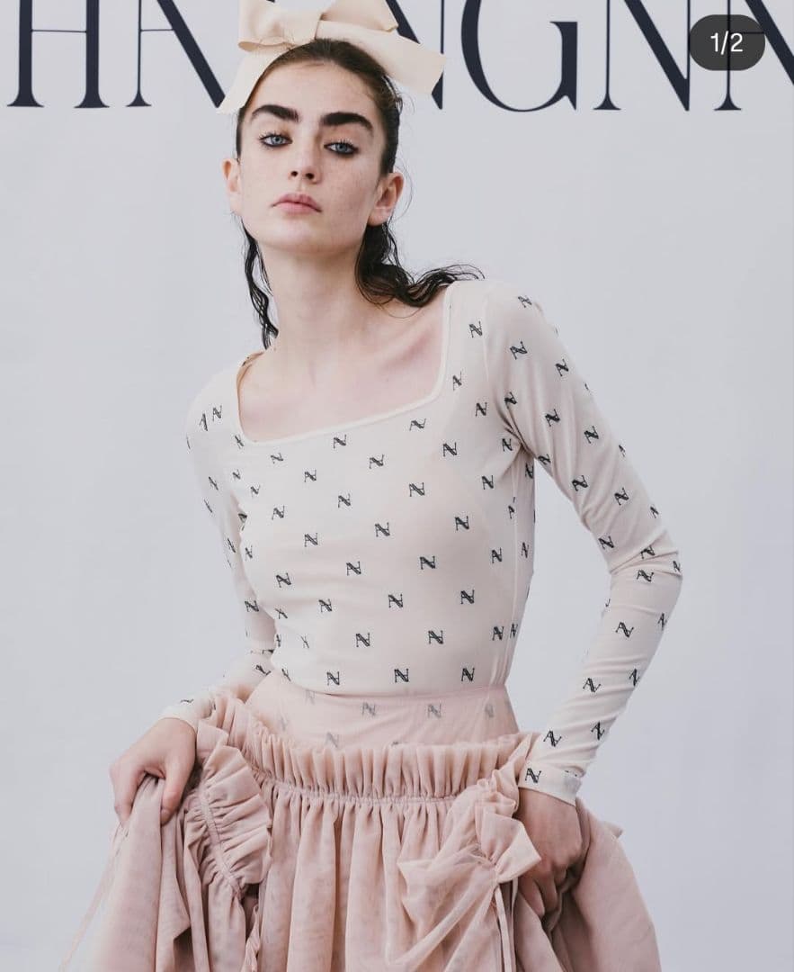 トップス HAENGNAE KISHIMEN LOGO TOPS