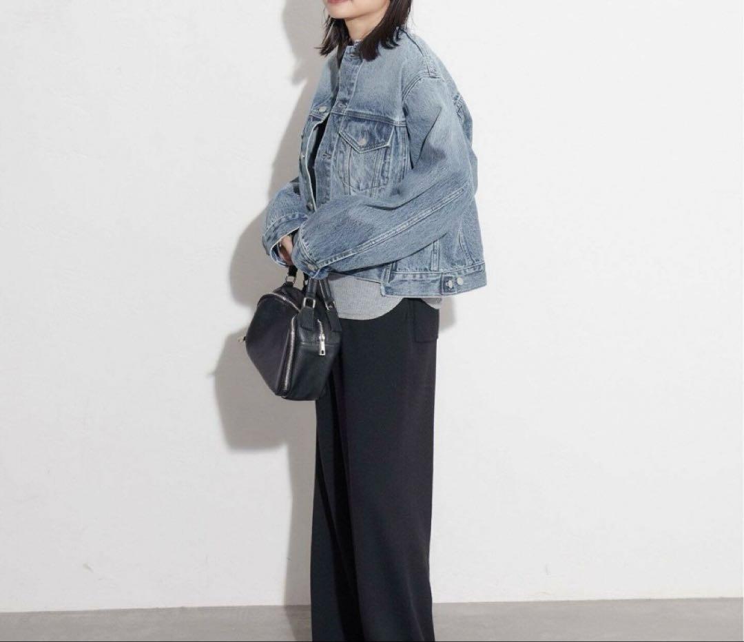 ジャーナルスタンダード　クルーネックボクシーデニムジャケット