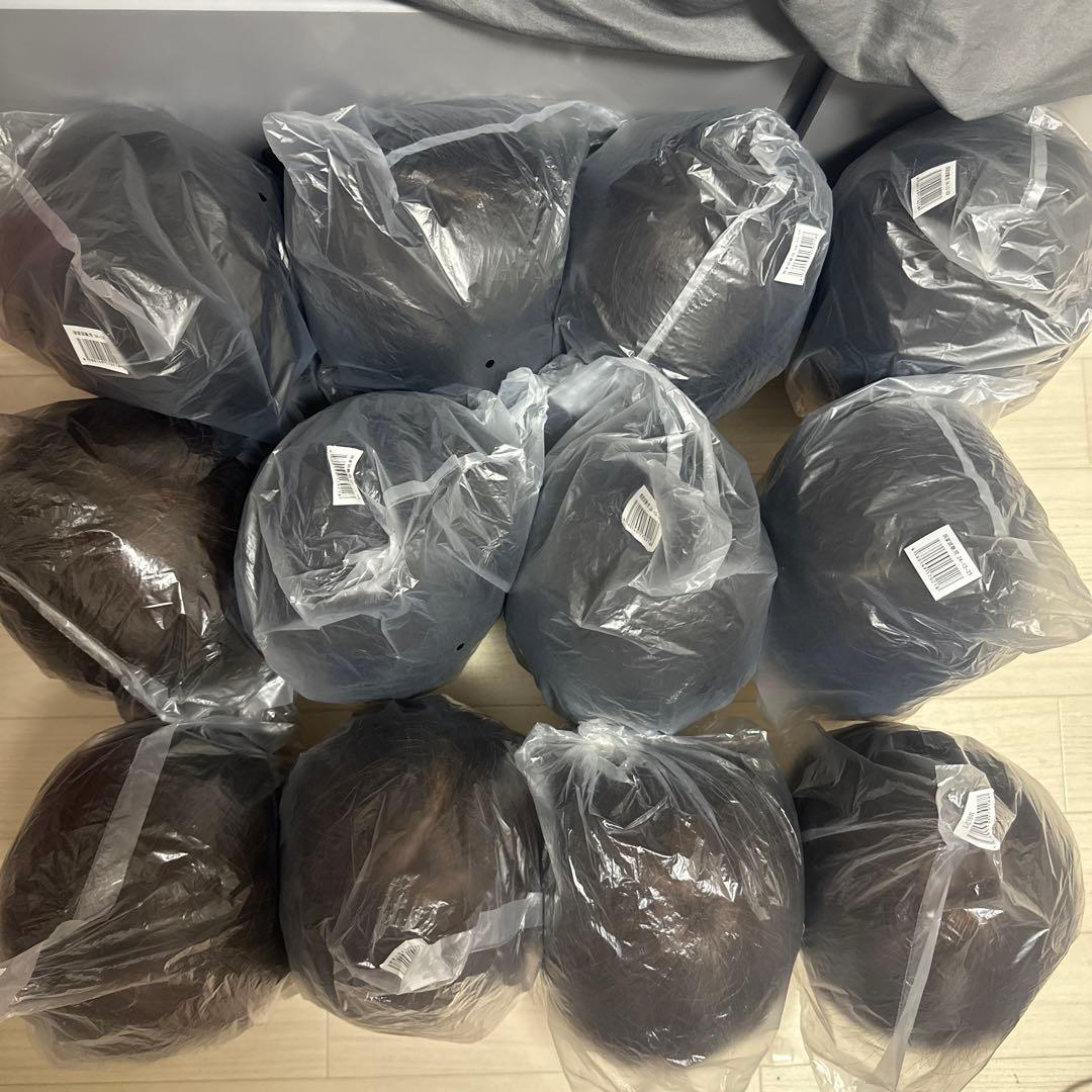 美容師国家試験ウィッグ12体　美容師国家試験本番用×７　美容師国家試験練習用×５