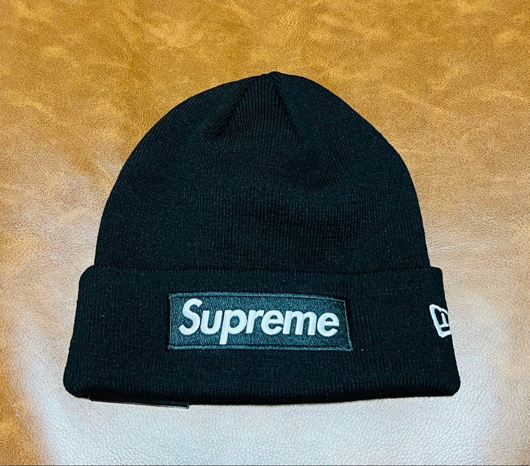 Supreme × New Era Box Logo Beanie FW24