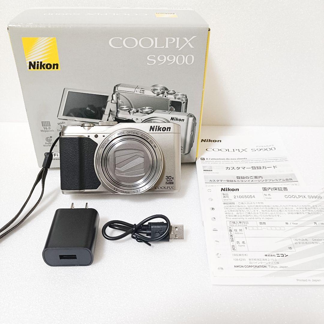 Nikon デジタルカメラ COOLPIX S9900 シルバー フルセット