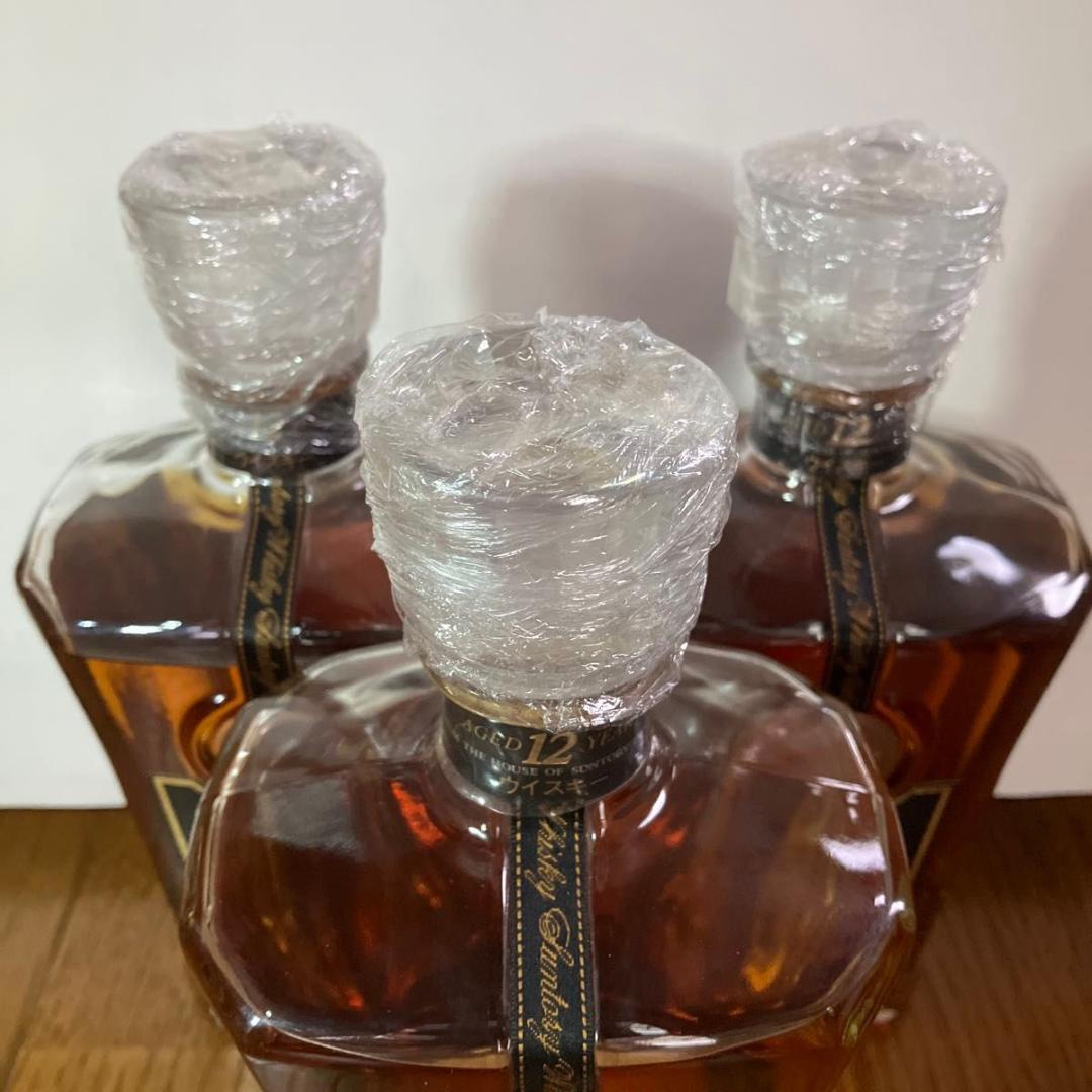 【新品・美品】サントリー クレスト12年 700ml ３本セット