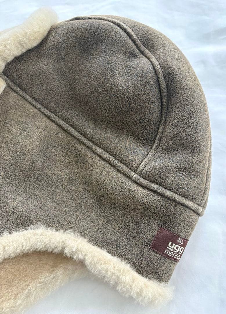 UGG merino フライトキャップ ボアキャップ 防寒 パイロットキャップ