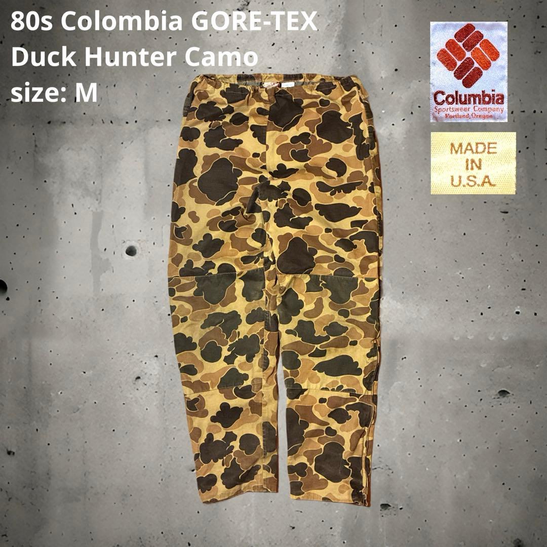 80s vintage ダックハンターカモ　Colombia USA製　着画