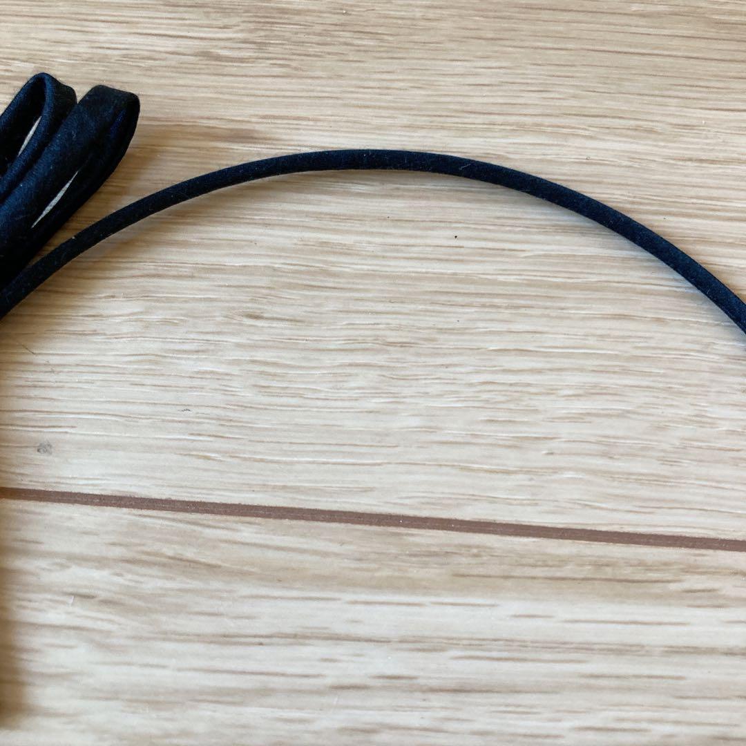 【極美品】acca 黒 リボン付き　カチューシャ