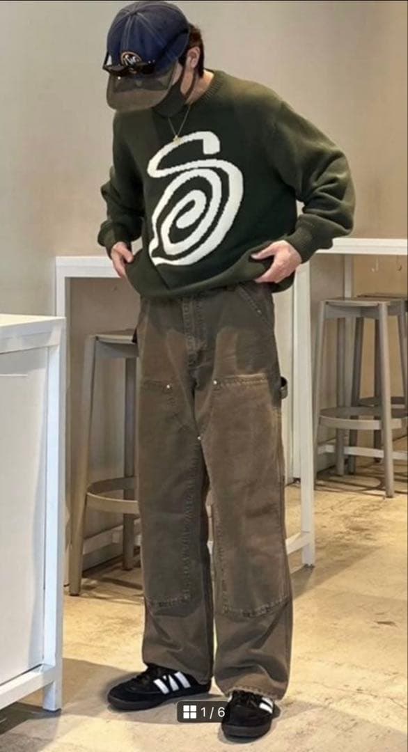 Stussy knit ストゥーシーニット