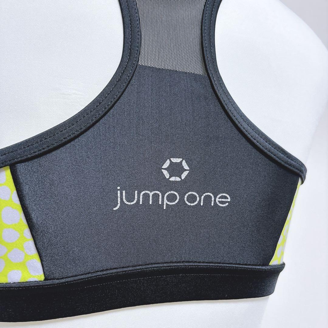 【ジャンプワン】ランダムドット ブラトップ レギンス 上下 フィットネスウェア