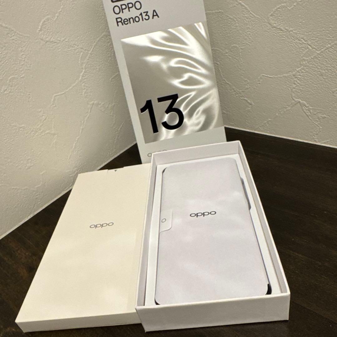 【新品】OPPO Reno13 A OPG05 ルミナススネイビー 128GB