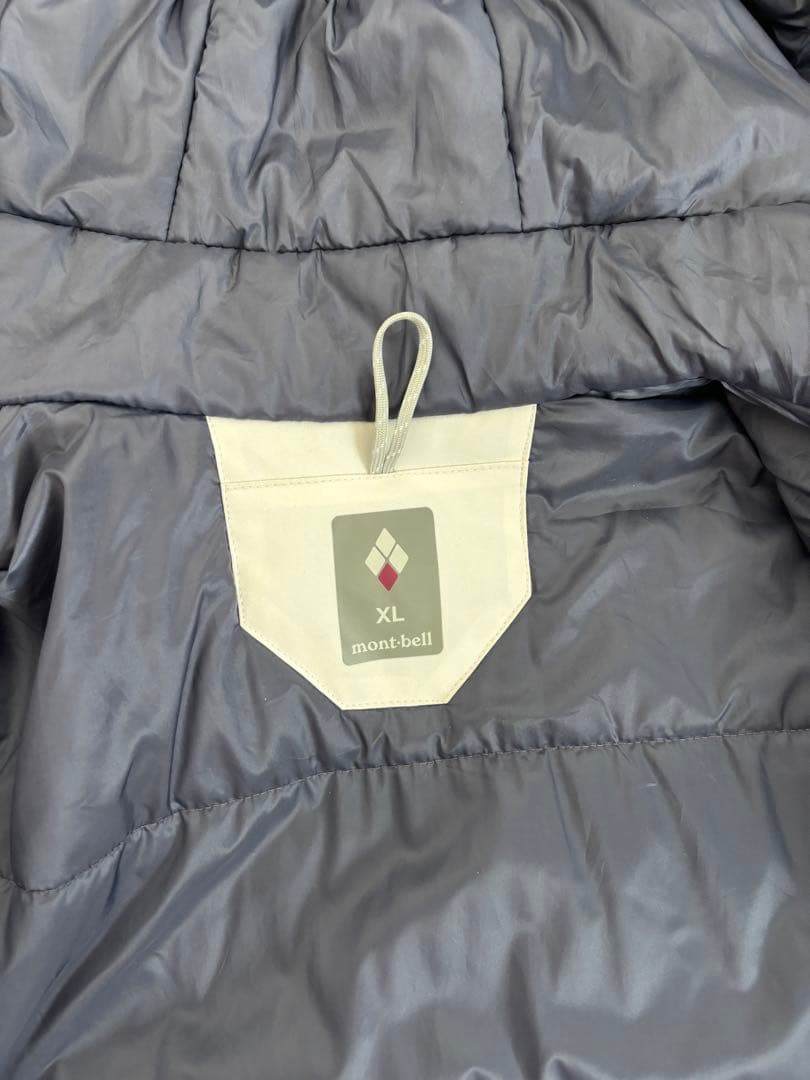 mont-bell スノーウェア XL ホワイト/グレー