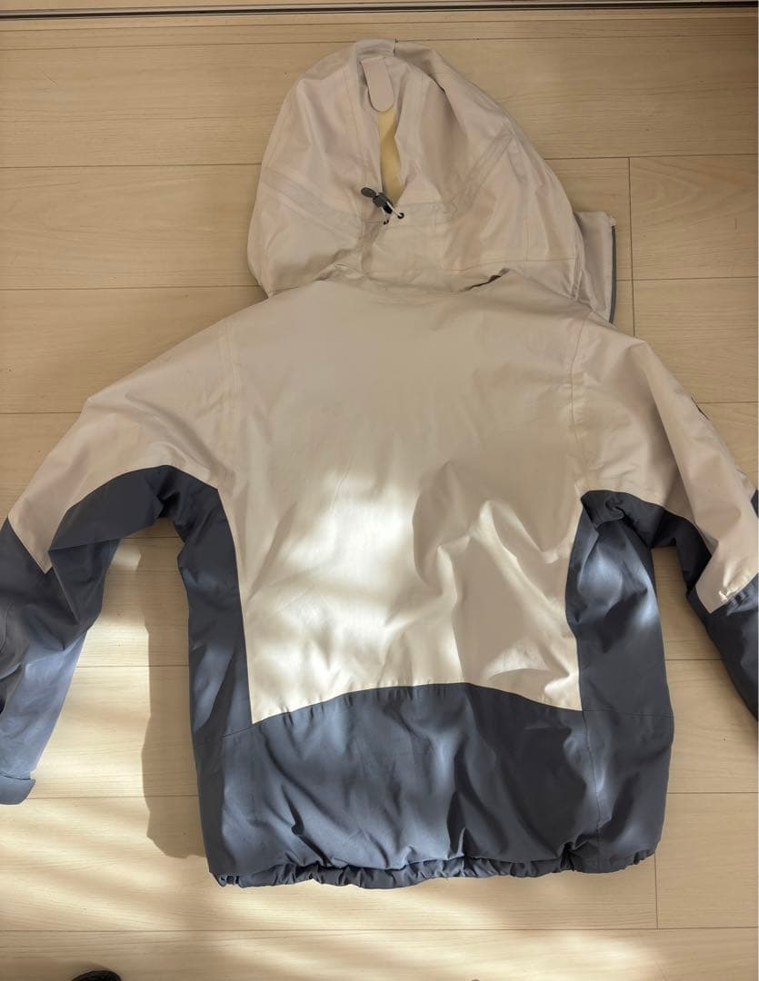 mont-bell スノーウェア XL ホワイト/グレー