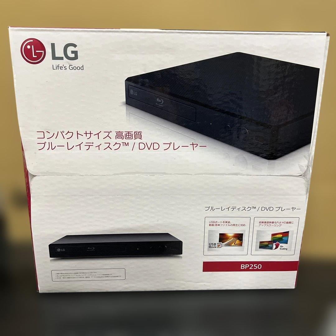 新品　LGブルーレイプレーヤーフルHDMIケーブル付BP250