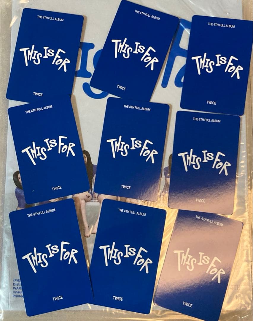 twice yizhiyu ヨントン　サイン会　トレカ　9枚セット