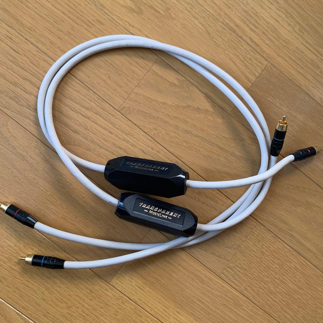 米国TRANS PARENT music link RCA1.0m 中古品④