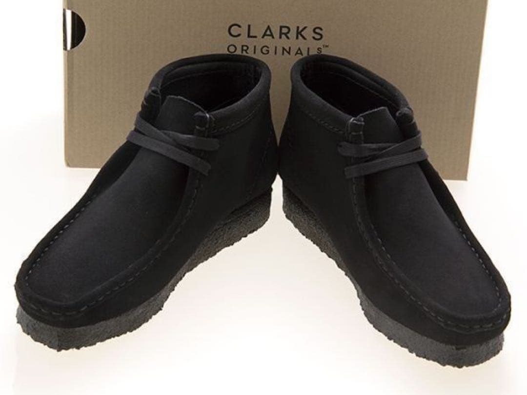 CLARKS Wallabee Boot ブラック UK4.5