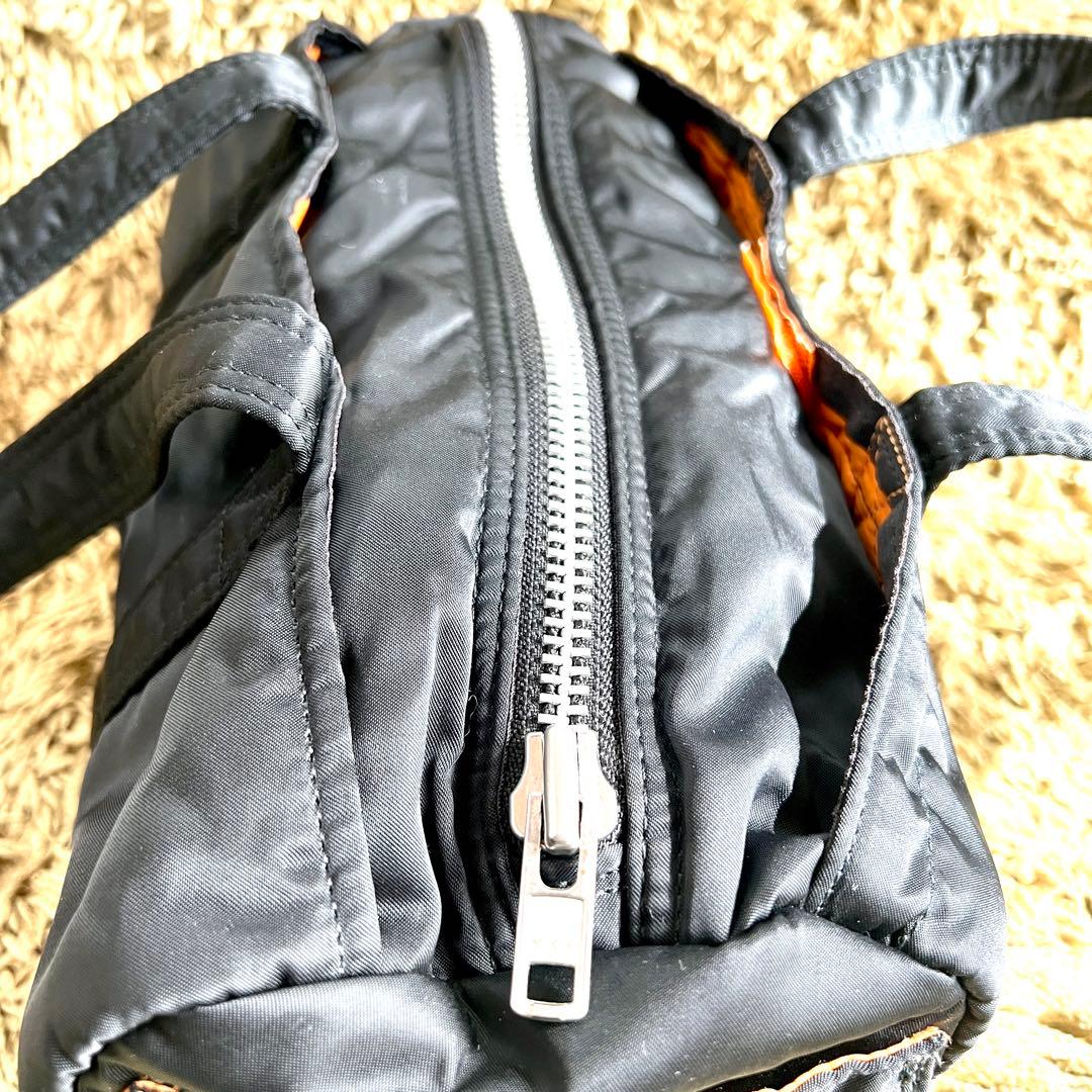 美品　PORTER　ポーター　ミニドラムバッグ　タンカー　黒　廃番