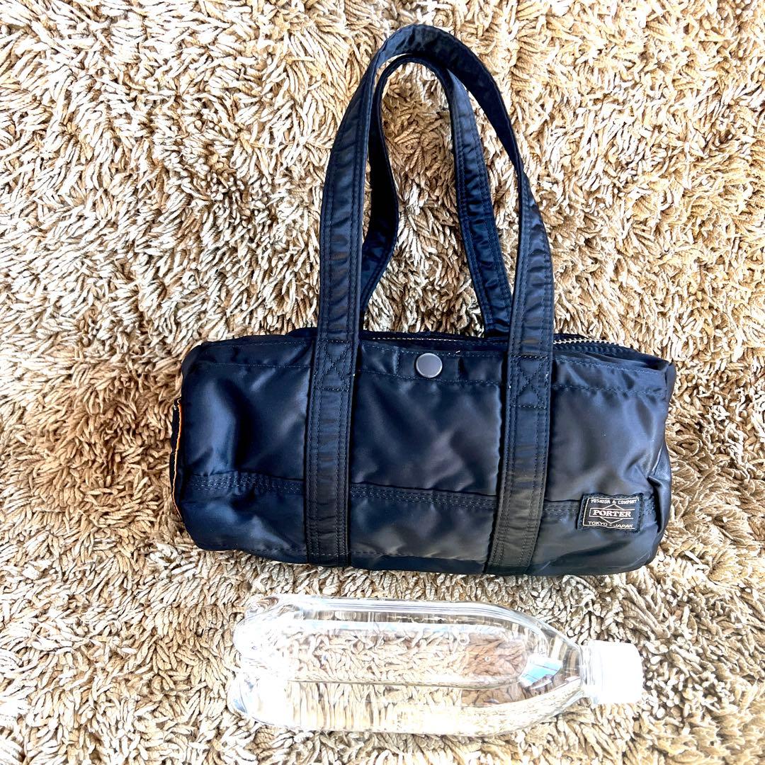 美品　PORTER　ポーター　ミニドラムバッグ　タンカー　黒　廃番