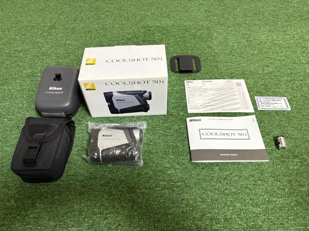 美品Nikonクールショット50i& 専用ソフトケース&ベルト用プレート