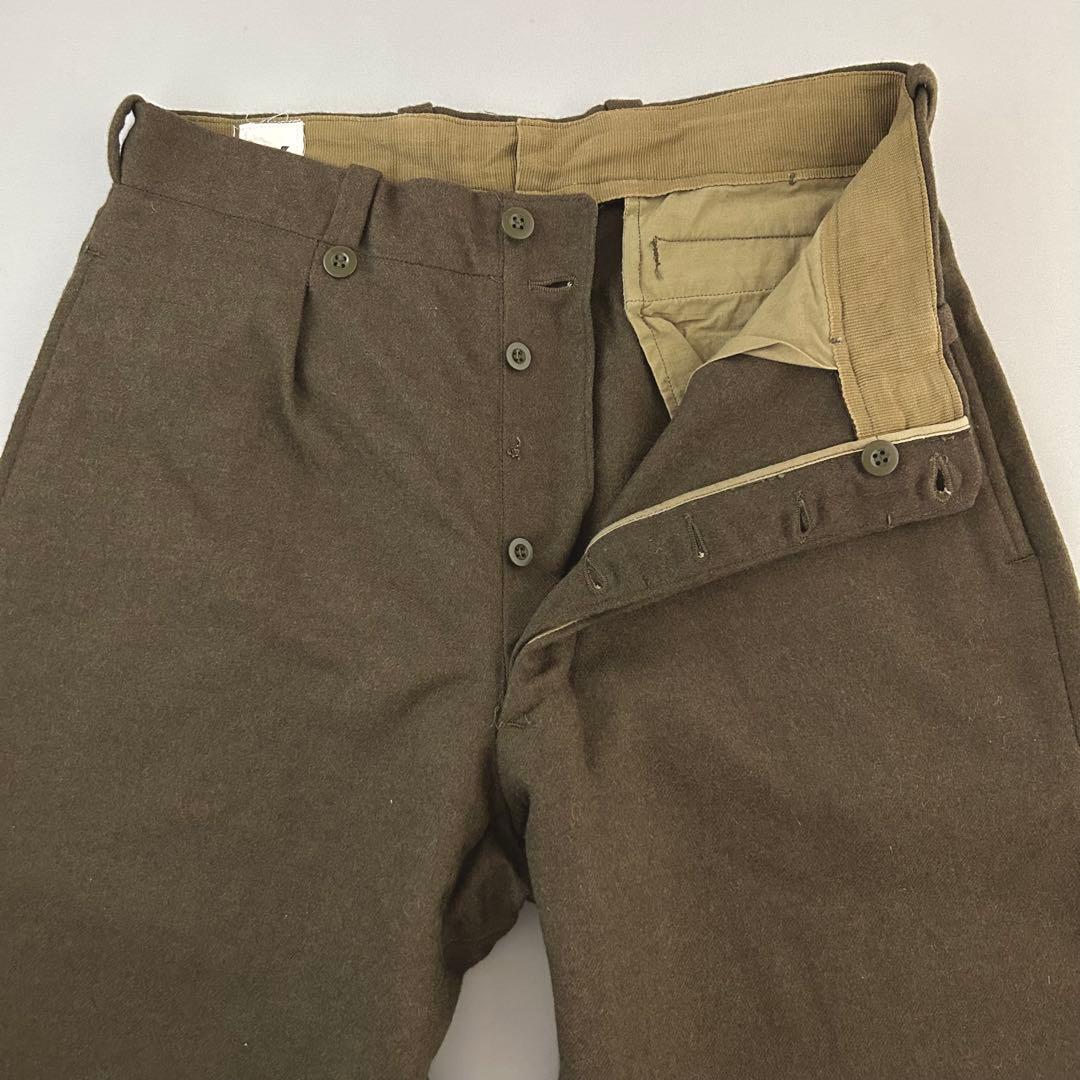 じ*ん様 デッドストック 50s 60s M52 フランス軍 ウール トラウザー