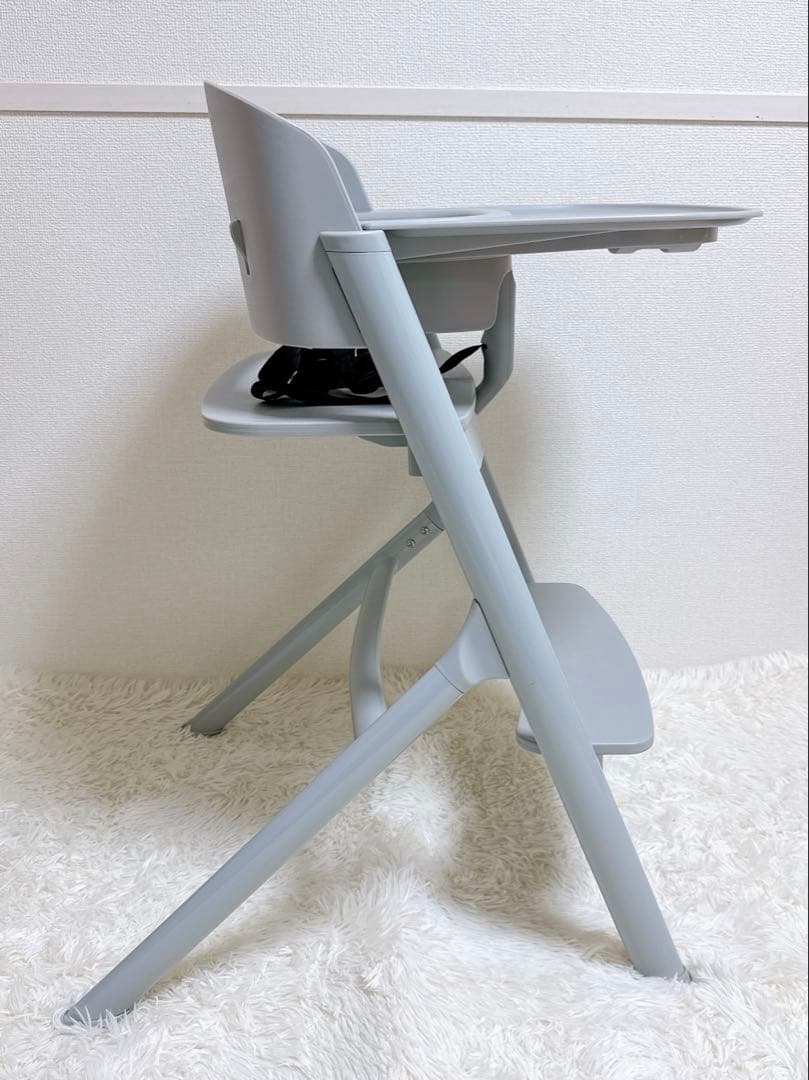 【美品】YATOMI ヤトミ NOVUS ノウス ベビーハイチェア 　グレー