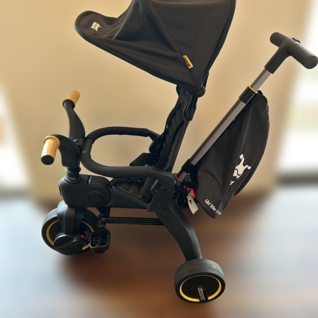 doonaドゥーナ　リキトライクプレミアム　折りたたみ三輪車　S5ニトロブラック