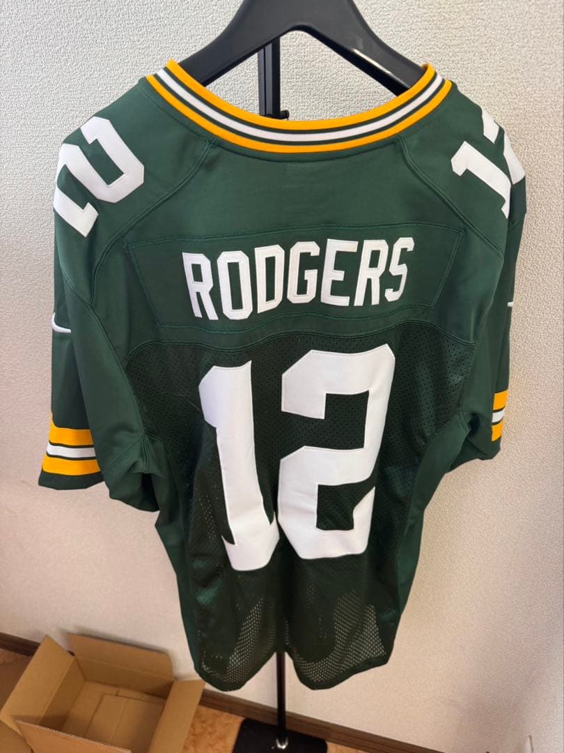 g849 NFL アーロン・ロジャース パッカーズ Game Jersey