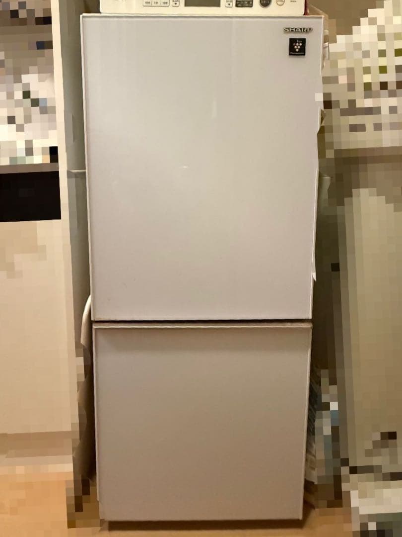 SHARP ホワイト 137L 2019年式　冷蔵庫　26日朝まで
