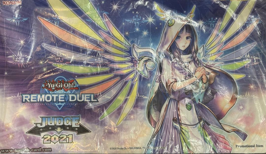 ネ*コ様 遊戯王OCG 宣告者の神巫 ラバープレイマット