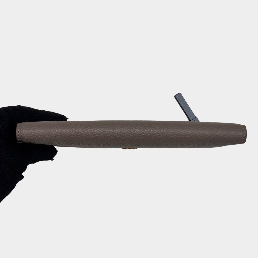 極美品✨TORY BURCH トリーバーチ　ロビンソン　長財布　グレージュ系